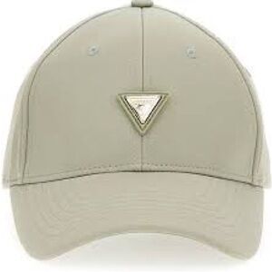 Guess Triangle Patch Baseball Hat in  light green color OS nwot